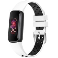 imoshion Bracelet sport silicone Fitbit Luxe - White / Black