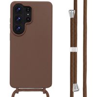 imoshion Coque en silicone avec cordon Samsung Galaxy S26 Ultra - Marron