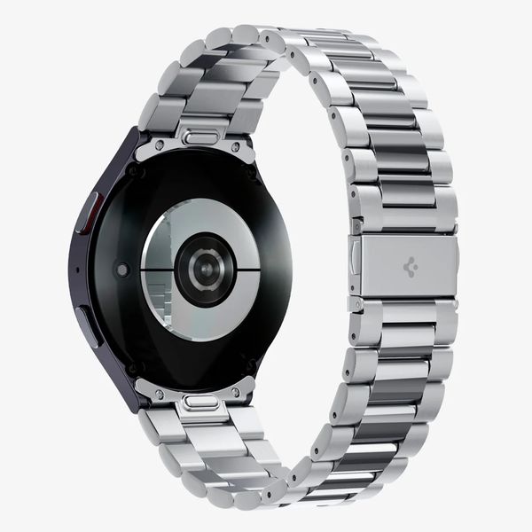 Spigen Bracelet Modern Fit en acier 316L Samsung Galaxy Watch 4 / 5 / 6 / 7 / FE (20 mm) - Silver