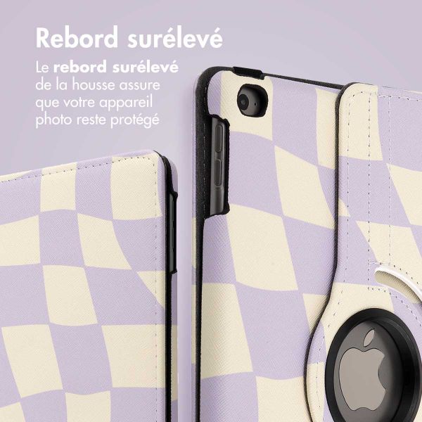 imoshion Coque tablette Design rotatif à 360° Apple iPad 6 (2018) 9.7 pouces / iPad 5 (2017) 9.7 pouces - Dancing Cubes