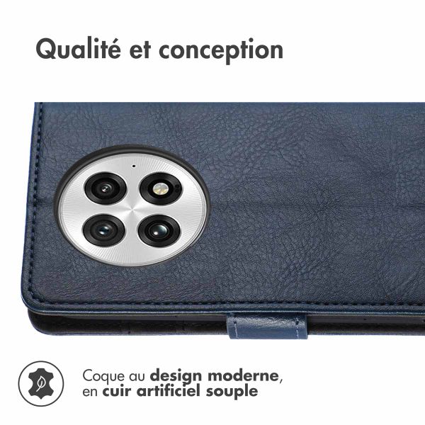 imoshion Étui de télephone portefeuille de luxe OnePlus 13 - Bleu foncé