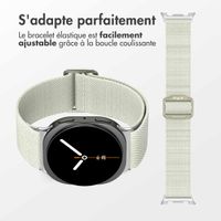 imoshion Bracelet en nylon élastique Samsung Galaxy Watch 8 (40/44mm) / Classic (46mm) - Beige