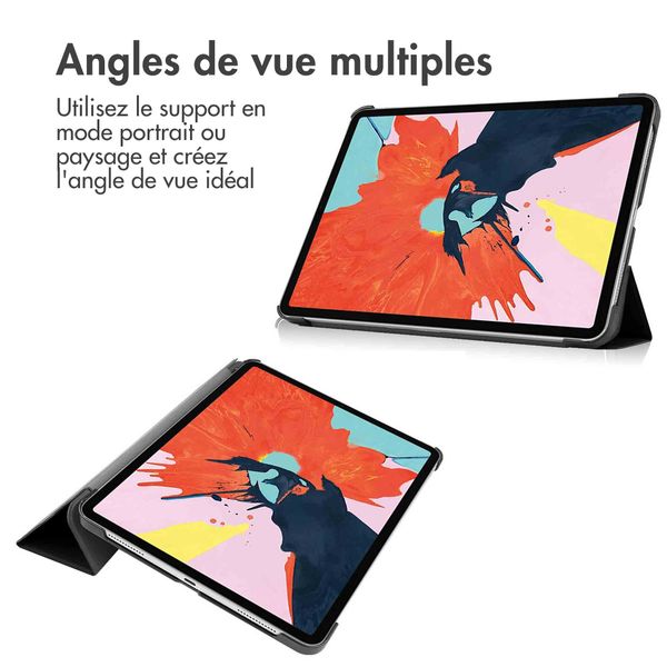 imoshion Coque tablette Trifold Apple iPad Air 11 pouces (2026) M4 / (2025) M3 / (2024) M2 / Air 5 (2022) / Air 4 (2020) - Noir