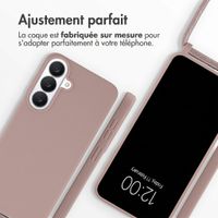 imoshion Coque en silicone avec cordon Samsung Galaxy S26 FE - Sand Pink