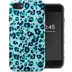 Selencia Coque arrière Vivid Apple iPhone SE (2022 / 2020) / 8 / 7 - Wild Spots Light Blue