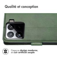 imoshion Étui de télephone portefeuille de luxe Xiaomi 15 - Vert