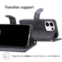 imoshion Etui de télephone portefeuille avec cordon Oppo Reno 16 F - Noir