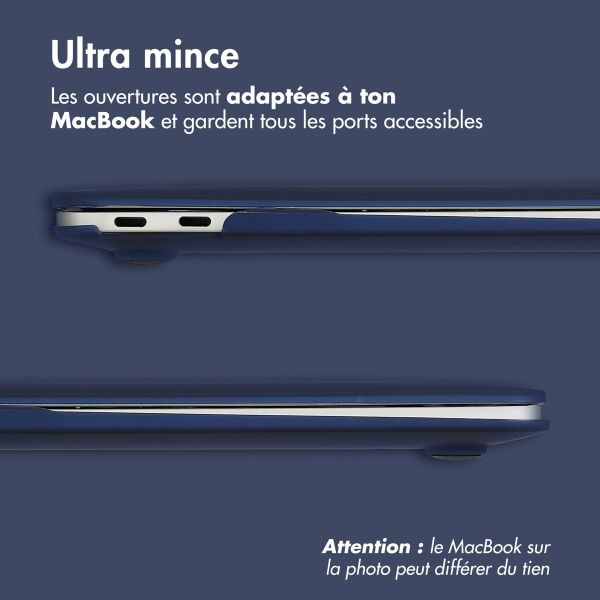 imoshion Coque Laptop Apple MacBook Pro 16 pouces (2021 / 2023 M3 / 2024 M4 / 2026 M5) - Bleu foncé