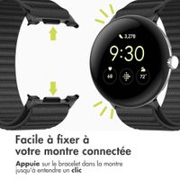 imoshion Bracelet en nylon Google Pixel Watch / Watch 2 / Watch 3 / Watch 4 (41 mm) - Noir
