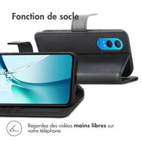 imoshion Étui de télephone portefeuille de luxe OnePlus Nord CE 4 Lite 5G - Noir