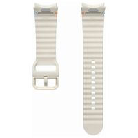 Samsung Bracelet Sport original Samsung Galaxy Watch 4 / 5 / 6 / 7 / FE (20 mm) - Taille M/L - Cream