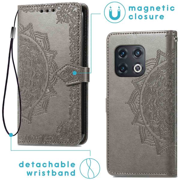 imoshion Etui de télephone Mandala OnePlus 10 Pro - Gris