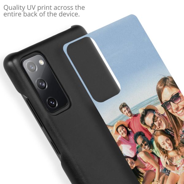 Concevez votre propre coque rigide Samsung Galaxy S20 FE - Noir
