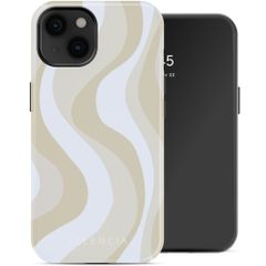 Selencia Coque arrière Vivid avec MagSafe Apple iPhone 14 - Desert Waves Beige