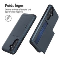 imoshion Coque arrière avec porte-cartes Samsung Galaxy A57 (5G) - Bleu foncé