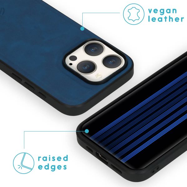 imoshion Etui de télephone luxe 2-en-1 amovible Apple iPhone 15 Pro - Bleu