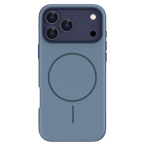 imoshion Coque arrière Color avec Thin MagSafe Ring Apple iPhone 17 Pro Max - Bleu foncé