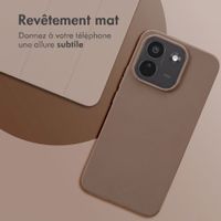 imoshion Coque Couleur Xiaomi Redmi Note 17 Pro Max - Marron