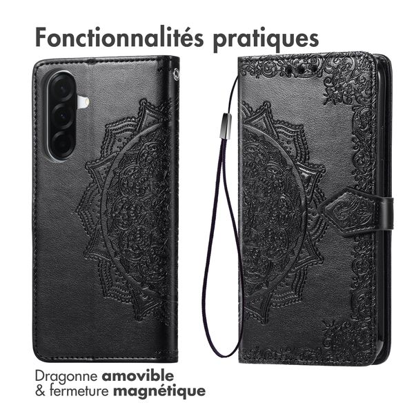 imoshion Etui de télephone Mandala Samsung Galaxy A57 (5G) - Noir