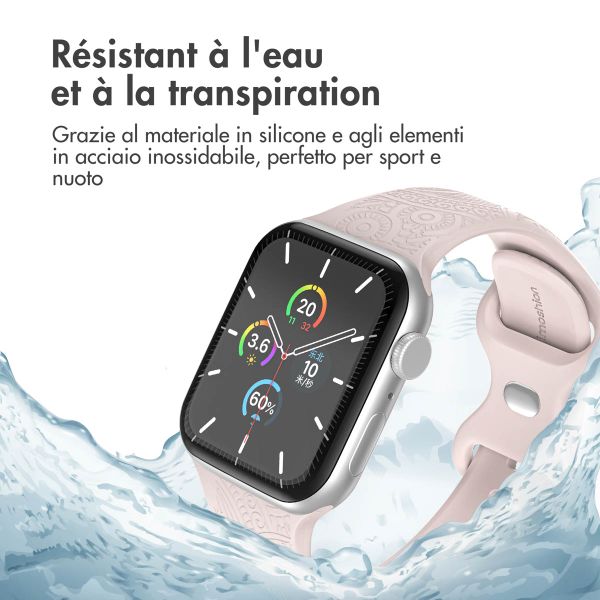 imoshion Bracelet en silicone Mandala Apple Watch | 38/40/41/42 mm - Rose