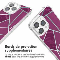 imoshion Coque Design avec cordon Apple iPhone 13 Pro Max - Bordeaux Graphic