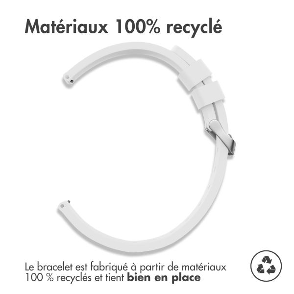 imoshion Bracelet silicone  - Connexion universelle 24 mm - Blanc