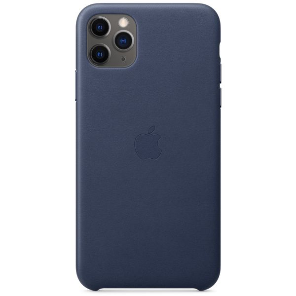 Apple 4 Pack Coque Leather Apple iPhone 11 Pro Max - Red + Saddle Brown + Midnight Blue + Black