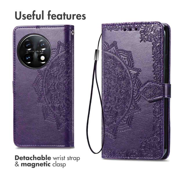 imoshion Etui de télephone Mandala OnePlus 11 - Violet