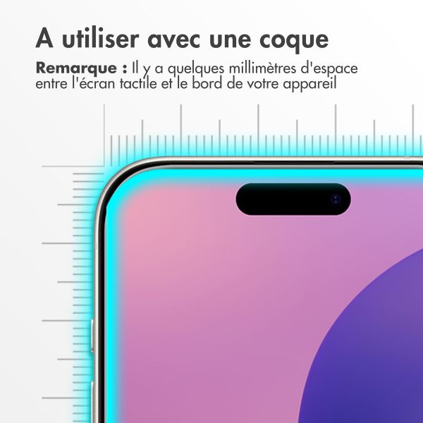 Accezz Protection d'écran en verre trempé 2-pack Apple iPhone 16 Pro Max / 17 Pro Max