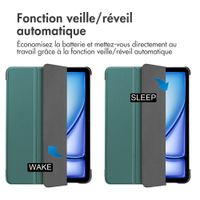 imoshion Coque tablette Trifold Apple iPad Air 13 pouces (2026) M4 / (2025) M3 / (2024) M2 - Vert foncé