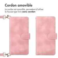 imoshion Etui de télephone portefeuille avec cordon Samsung Galaxy A15 (5G/4G) - Rose