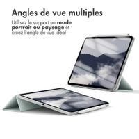 imoshion Magnetic etui de téléphone portefeuille Apple iPad Air 11 pouces (2026) M4 / (2025) M3 / (2024) M2 / Air 5 (2022) / Air 4 (2020) - Vert clair
