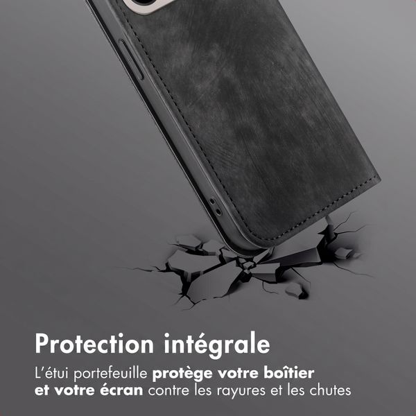 imoshion Étui de téléphone portefeuille Slim OnePlus 15 - Noir