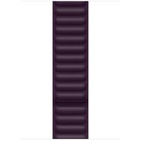 Apple Bracelet Leather Link Apple Watch | 38/40/41/42 mm - Taille M/L - Dark Cherry