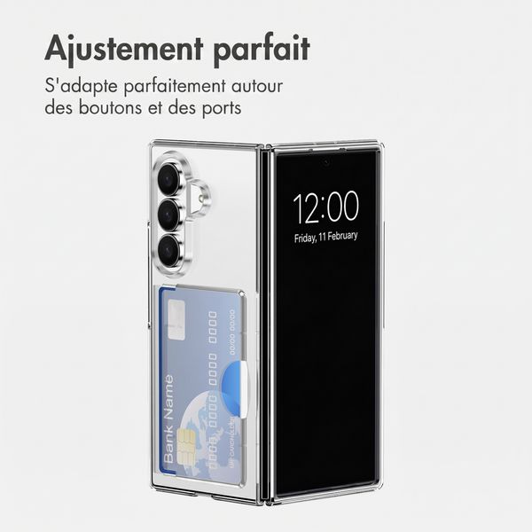 imoshion Backcover avec porte-cartes Samsung Galaxy Z Fold 8 Ultra - Transparent