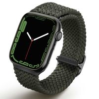 Uniq Bracelet tressé Aspen Apple Watch | 44/45/46/49 mm - Cypress Green