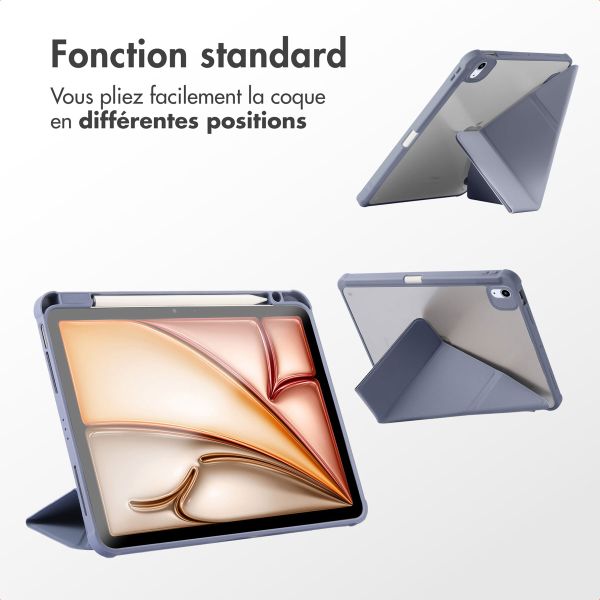imoshion Coque tablette Origami Apple iPad Pro 11 (2018/2020/2021/2022) / Air 5 (2022) / Air 4 (2020) - Lavender
