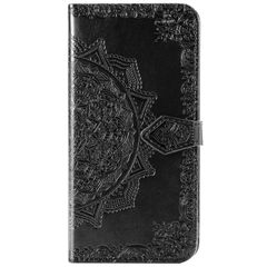 Etui de télephone portefeuille Mandala Apple iPhone 11 - Noir