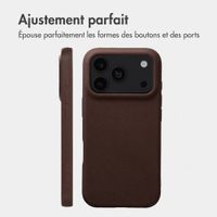 imoshion Coque arrière Texture Apple iPhone 18 Pro Max / 17 Pro Max - Marron foncé
