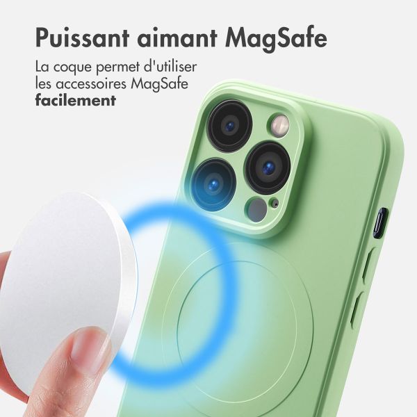 imoshion Coque Couleur avec MagSafe Apple iPhone 14 Pro - Vert