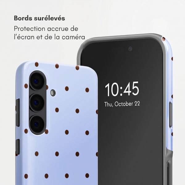 Selencia Coque arrière Vivid avec MagSafe Samsung Galaxy S24 - Happy Dots Digital Sky