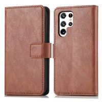 imoshion Étui de télephone portefeuille de luxe Samsung Galaxy S22 Ultra - Marron