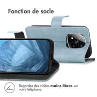 imoshion Étui de télephone portefeuille de luxe Xiaomi Redmi Note 14 Pro (4G) - Bleu clair