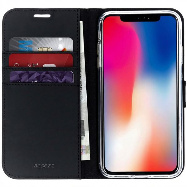 Accezz Étui de télephone Wallet Apple iPhone Xs Max - Noir