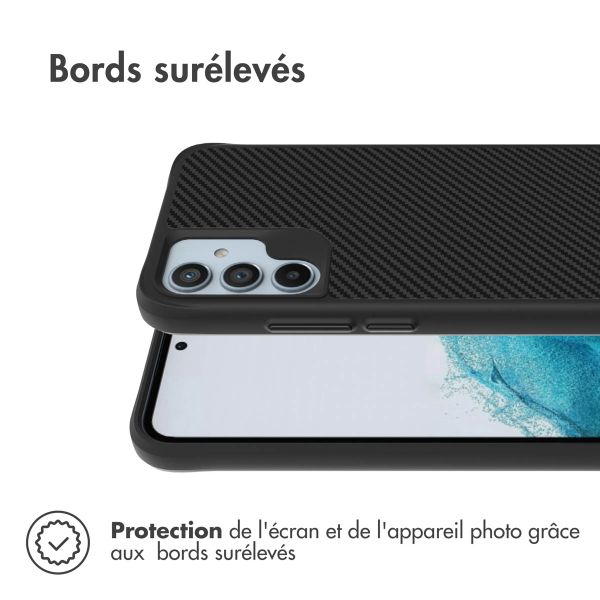 imoshion Rugged Hybrid Carbon Case Samsung Galaxy A34 (5G) - Noir