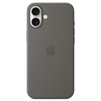 Apple Coque en silicone MagSafe Apple iPhone 16 Plus - Stone Gray