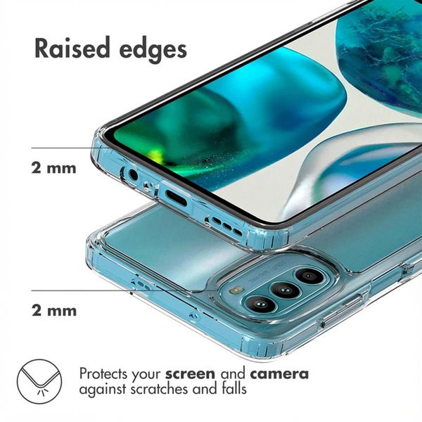 Accezz Coque Xtreme Impact Motorola Moto G52 / G82 - Transparent