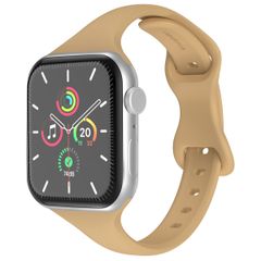 imoshion Bracelet slim en silicone Apple Watch | 44/45/46/49 mm - Walnut