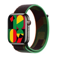 Apple Bracelet Sport Loop Apple Watch | 38/40/41/42 mm - Black Unity