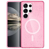 imoshion Coque Pailletée avec MagSafe Samsung Galaxy S24 Ultra - Paillettes Rose